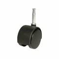 Dh Casters 1-1/2in Twin Wheel S C-T15S1BK